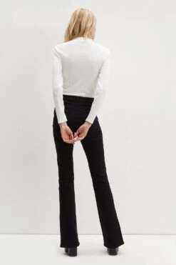 Dorothy Perkins Tall Black Ellis Bootcut Jeans 8 Dorothy Perkins Tall Black Ellis Bootcut Jeans -Perkindo Store aqq02884 black xl 2