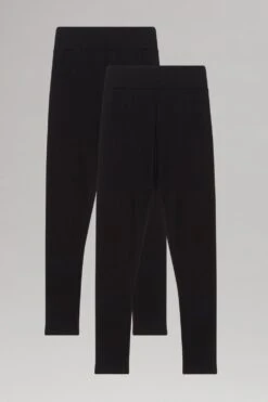 Dorothy Perkins Tall Black 2 Pack Leggings