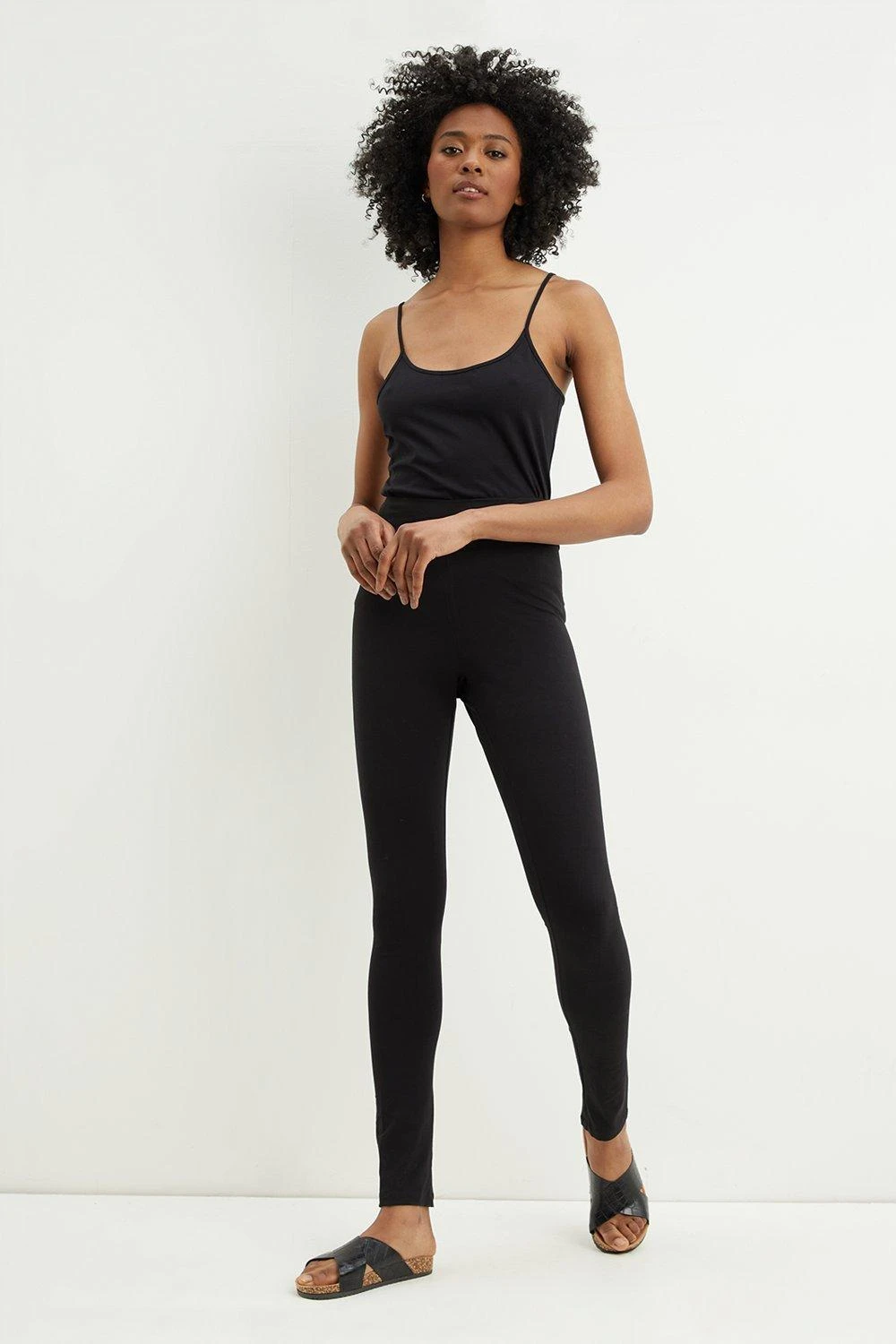 Dorothy Perkins Tall Black 2 Pack Leggings 4 Dorothy Perkins Tall Black 2 Pack Leggings - Image 2