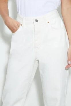 Dorothy Perkins Tall Hattie High Waisted Straight Jeans 9 Dorothy Perkins Tall Hattie High Waisted Straight Jeans -Perkindo Store bqq05325 white xl 3