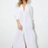 Dorothy Perkins White Maxi Beach Shirt