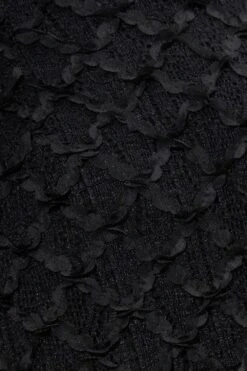 Dorothy Perkins Black Textured Lace Midi Dress -Perkindo Store bqq06998 black xl 4