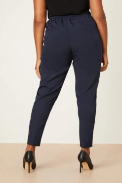 Dorothy Perkins Curve Navy Elastic Back Ankle Grazer -Perkindo Store bqq07962 navy xl 2