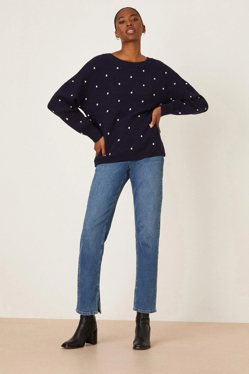 Dorothy Perkins Tall Spot Knitted Jumper 4 Dorothy Perkins Tall Spot Knitted Jumper - Image 2