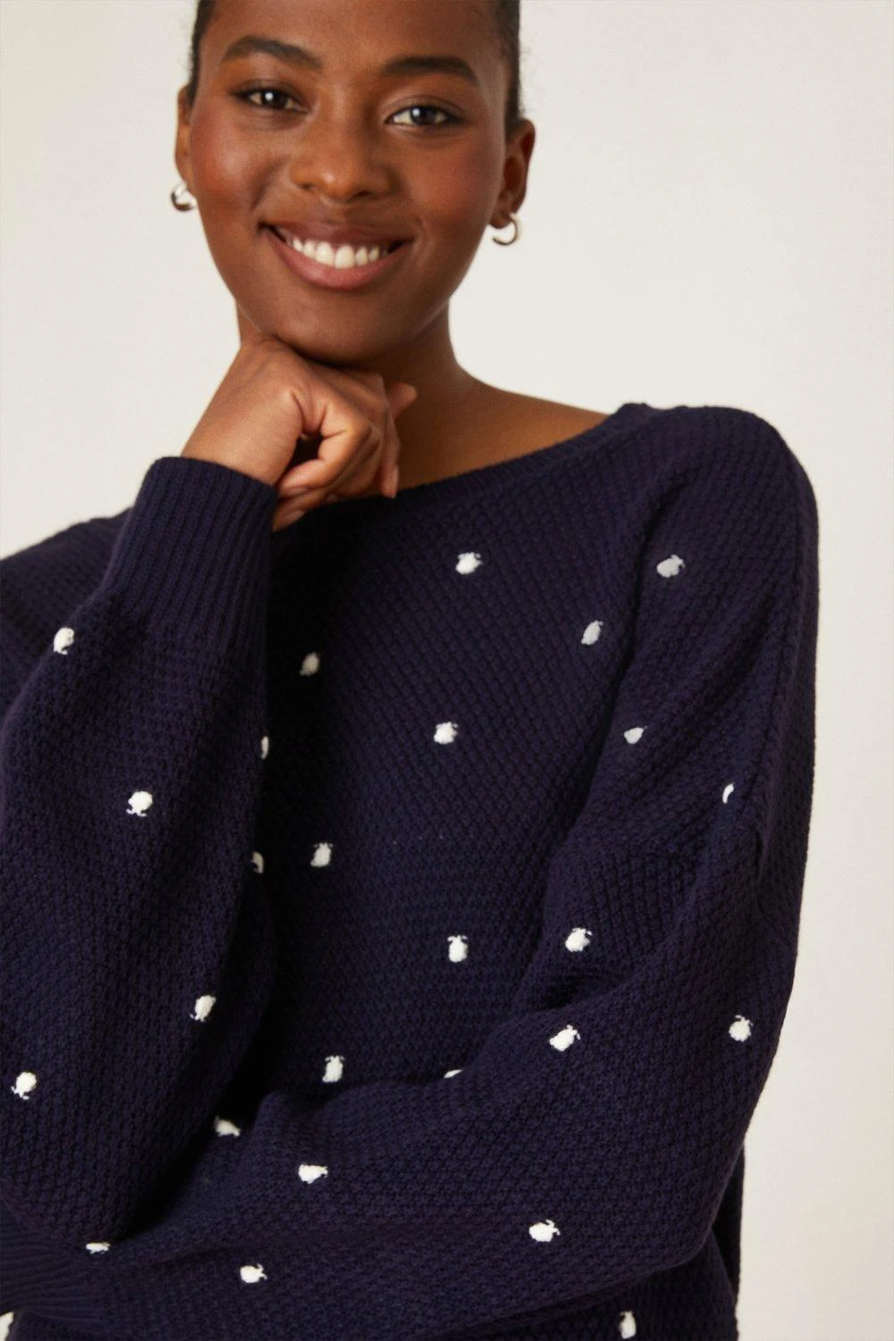 Dorothy Perkins Tall Spot Knitted Jumper 6 Dorothy Perkins Tall Spot Knitted Jumper - Image 4