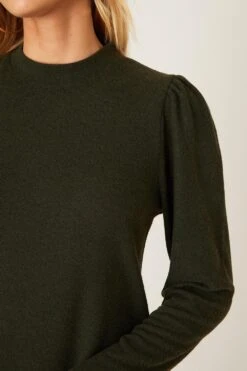 Dorothy Perkins Petite Soft Touch Long Sleeve Mini Dress -Perkindo Store bqq08996 khaki xl 3