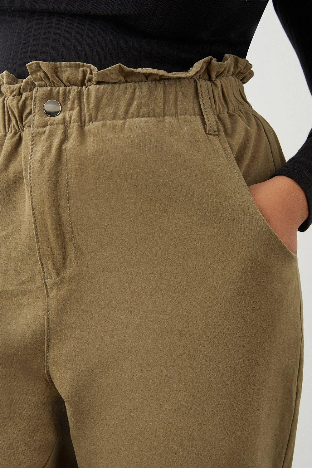 Dorothy Perkins Curve Khaki Chinos 6 Dorothy Perkins Curve Khaki Chinos - Image 4