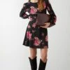 Dorothy Perkins Spaced Floral Mini Dress 2 Dorothy Perkins Spaced Floral Mini Dress -Perkindo Store bqq09404 pink xl