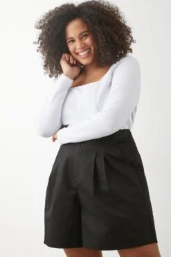 Dorothy Perkins Curve Poplin Short