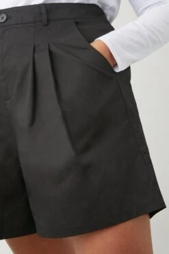 Dorothy Perkins Curve Poplin Short -Perkindo Store bqq09686 black xl 3