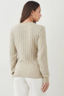 Dorothy Perkins Tall Stitch Detail Puff Sleeve Jumper 8 Dorothy Perkins Tall Stitch Detail Puff Sleeve Jumper -Perkindo Store bqq09878 oatmeal xl 2