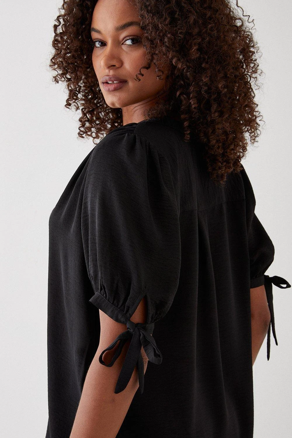 Dorothy Perkins Tall Tie Sleeve Overhead Shirt 4 Dorothy Perkins Tall Tie Sleeve Overhead Shirt - Image 2