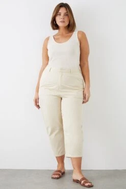 Dorothy Perkins Curve Cotton Crop Trousers