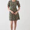 Dorothy Perkins Petite Ditsy Floral Short Sleeve Mini Dress 2 Dorothy Perkins Petite Ditsy Floral Short Sleeve Mini Dress -Perkindo Store bqq10359 multi xl