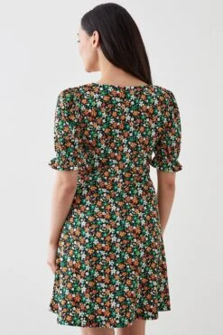 Dorothy Perkins Petite Ditsy Floral Short Sleeve Mini Dress 7 Dorothy Perkins Petite Ditsy Floral Short Sleeve Mini Dress -Perkindo Store bqq10359 multi xl 2
