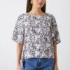 Dorothy Perkins Petite Floral Tie Hem Blouse -Perkindo Store bqq10442 multi xl