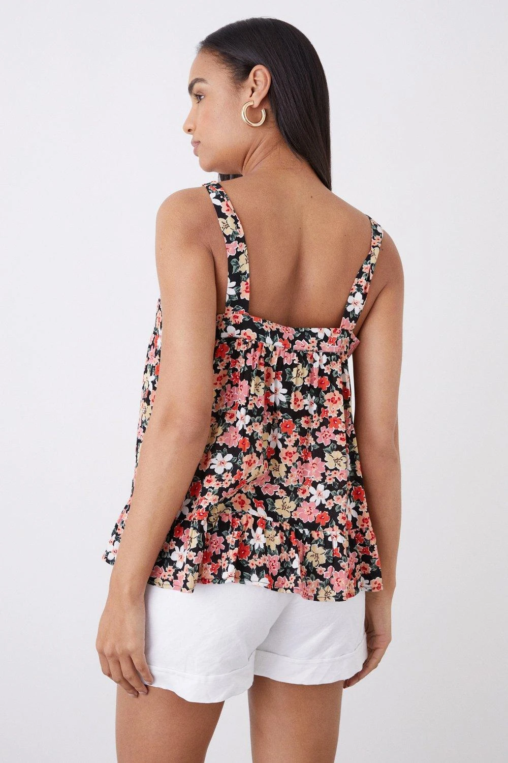 Dorothy Perkins Painted Floral Square Neck Cami 5 Dorothy Perkins Painted Floral Square Neck Cami - Image 3