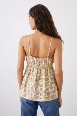 Dorothy Perkins Petite Yellow Floral Shirred Cami 7 Dorothy Perkins Petite Yellow Floral Shirred Cami -Perkindo Store bqq10672 yellow xl 2