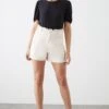 Dorothy Perkins Tall Frill Waist Shorts -Perkindo Store bqq10688 cream xl