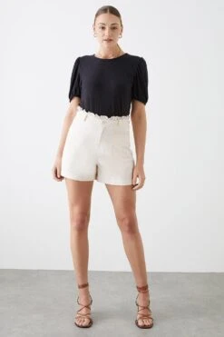 Dorothy Perkins Tall Frill Waist Shorts