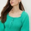 Dorothy Perkins Green Shirred Blouse 1 Dorothy Perkins Green Shirred Blouse -Perkindo Store bqq10726 green xl