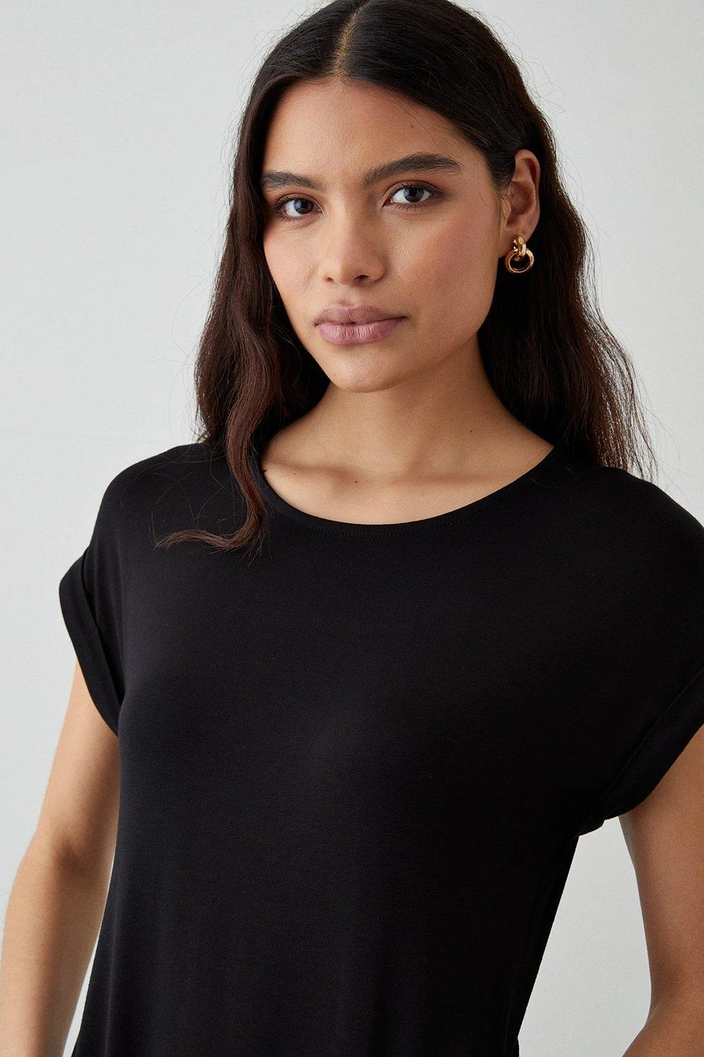 Dorothy Perkins Black Column Midi Dress With Pockets 4 Dorothy Perkins Black Column Midi Dress With Pockets - Image 2