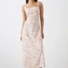 Dorothy Perkins Petite Pastel Ditsy Print Square Neck Cami Midi Dress 1 Dorothy Perkins Petite Pastel Ditsy Print Square Neck Cami Midi Dress -Perkindo Store bqq10814 multi xl