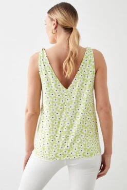 Dorothy Perkins Floral Knot Detail Vest 7 Dorothy Perkins Floral Knot Detail Vest -Perkindo Store bqq10941 lime xl 2