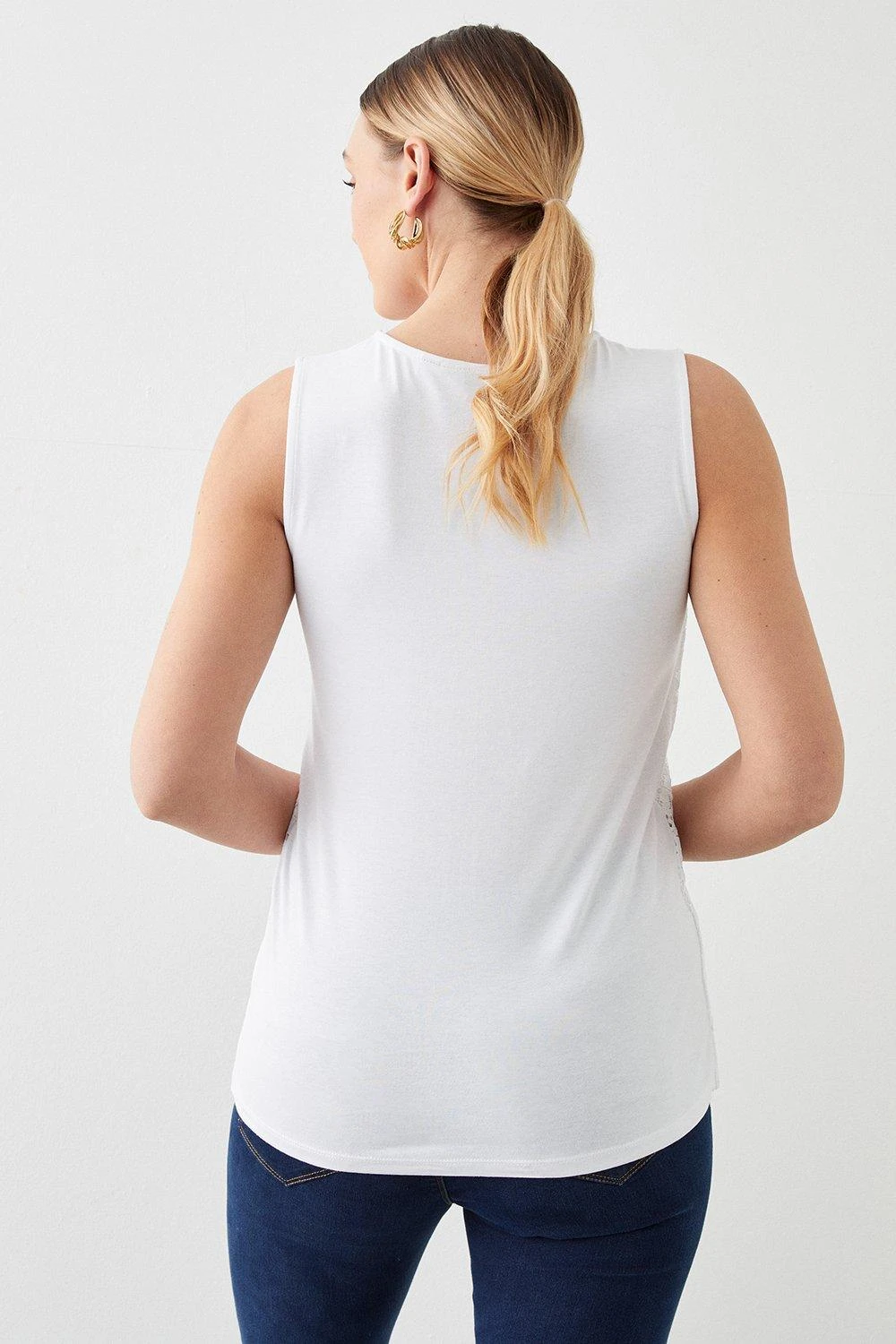 Dorothy Perkins Tall Lace Front Sleeveless Top 5 Dorothy Perkins Tall Lace Front Sleeveless Top - Image 3