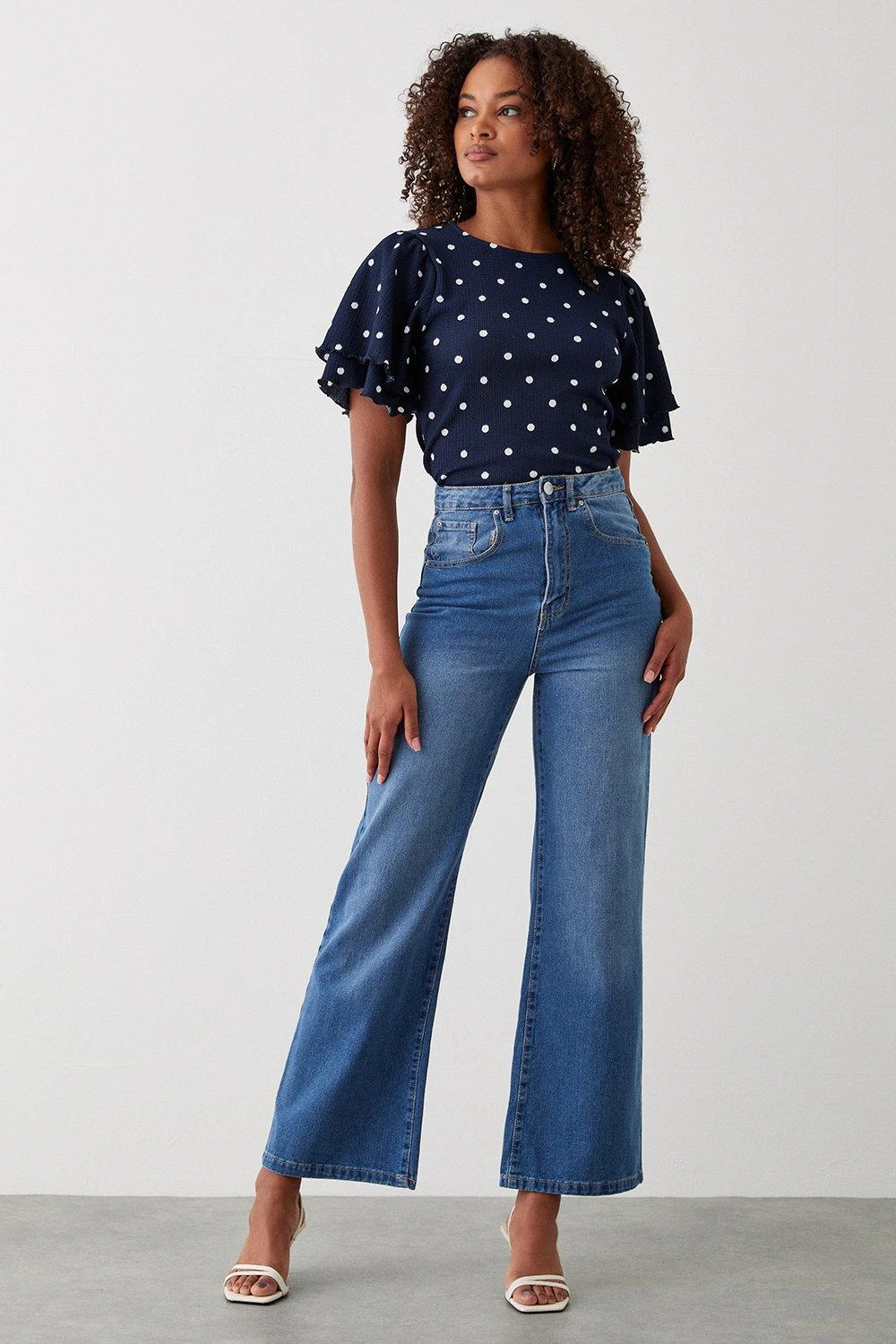 Dorothy Perkins Tall Double Frill Sleeve Top 3 Dorothy Perkins Tall Double Frill Sleeve Top