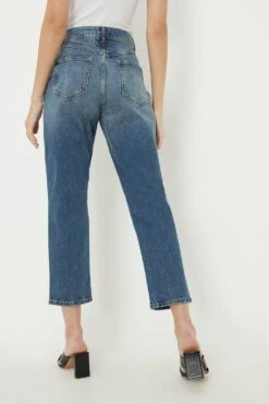 Dorothy Perkins Comfort Stretch Cropped Straight Jeans -Perkindo Store bqq11218 mid20wash xl 2