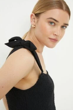 Dorothy Perkins Shirred Tie Shoulder Vest -Perkindo Store bqq11248 black xl 2