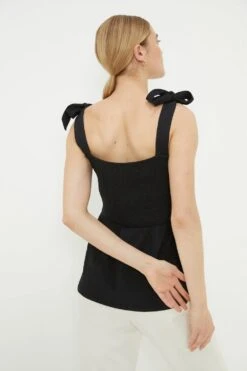 Dorothy Perkins Shirred Tie Shoulder Vest -Perkindo Store bqq11248 black xl 3
