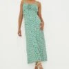 Dorothy Perkins Multi Floral Strappy Tie Front Midi Dress 1 Dorothy Perkins Multi Floral Strappy Tie Front Midi Dress -Perkindo Store bqq11376 multi xl