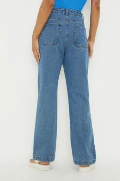 Dorothy Perkins Straight Leg Patch Pocket Jeans 7 Dorothy Perkins Straight Leg Patch Pocket Jeans -Perkindo Store bqq11464 mid20wash xl 2