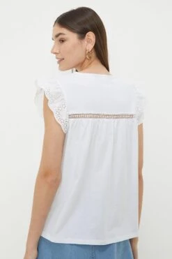 Dorothy Perkins Yoke Trim T-shirt 7 Dorothy Perkins Yoke Trim T-shirt -Perkindo Store bqq11573 white xl 2