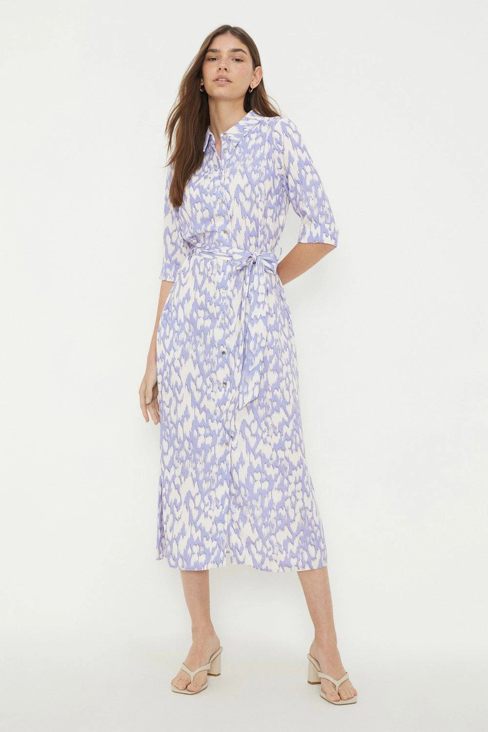 Dorothy Perkins Printed Midi Shirt Dress 3 Dorothy Perkins Printed Midi Shirt Dress