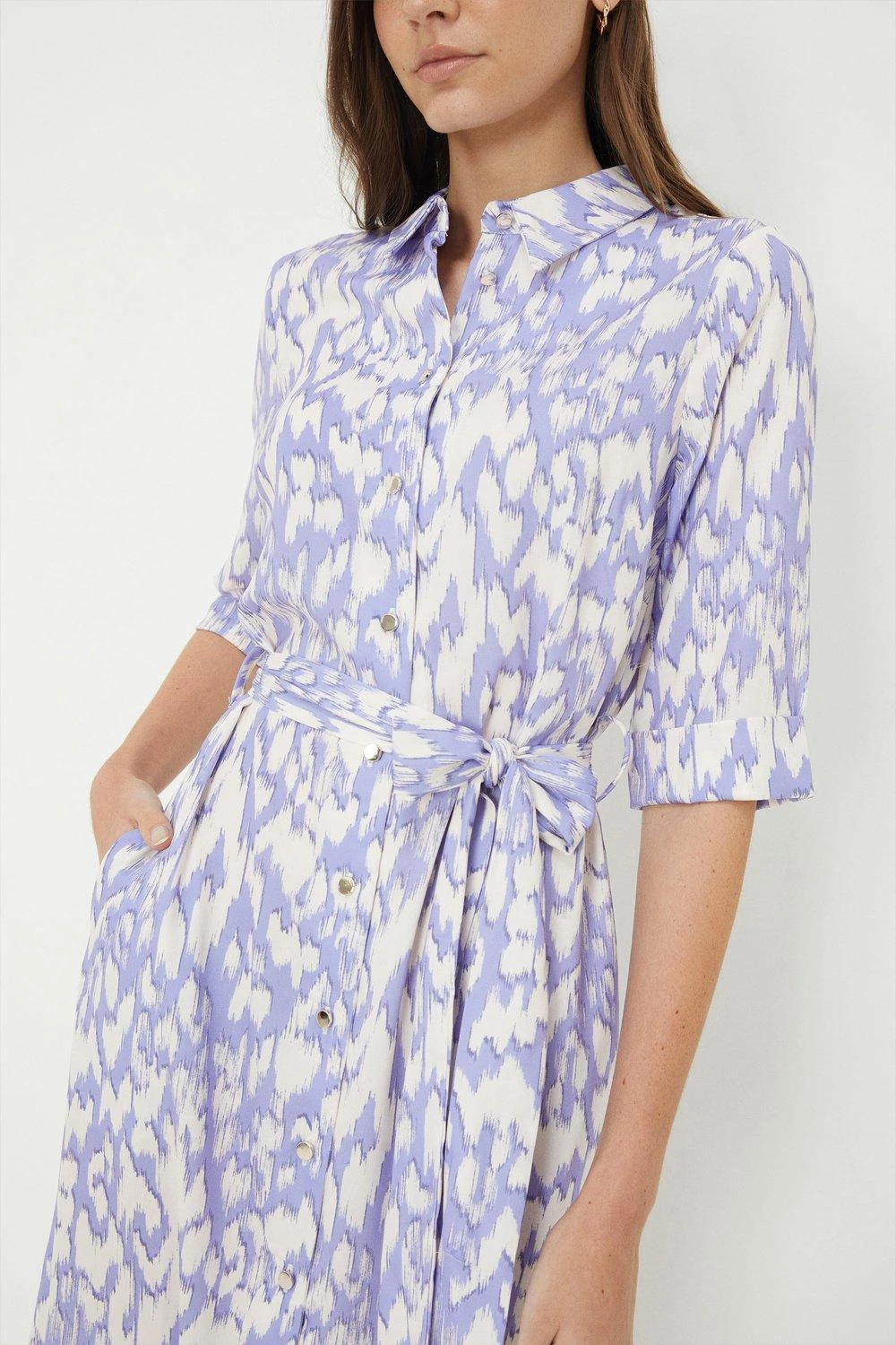 Dorothy Perkins Printed Midi Shirt Dress 4 Dorothy Perkins Printed Midi Shirt Dress - Image 2