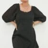 Dorothy Perkins Curve Black Broderie Mini Dress -Perkindo Store bqq11656 black xl