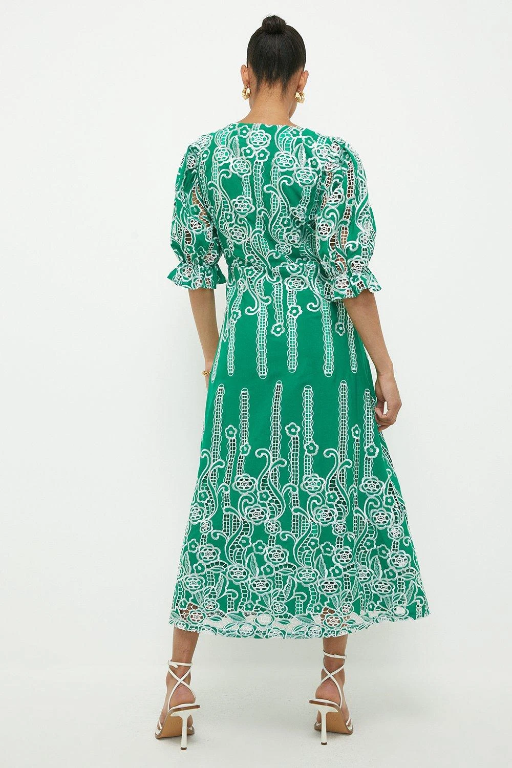 Dorothy Perkins Premium Cutwork Midi Dress 5 Dorothy Perkins Premium Cutwork Midi Dress - Image 3