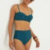 Dorothy Perkins Structured Cup Detail Bikini Top -Perkindo Store bqq11741 teal xl
