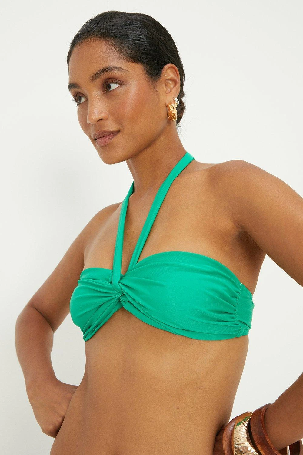 Dorothy Perkins Bandeau Halter Strap Bikini Top 4 Dorothy Perkins Bandeau Halter Strap Bikini Top - Image 2