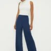 Dorothy Perkins Satin Wide Leg Trousers -Perkindo Store bqq11837 navy xl