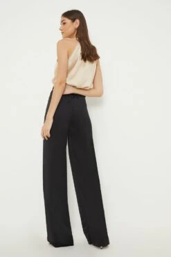 Dorothy Perkins Tall Satin Wide Leg Trousers -Perkindo Store bqq11898 black xl 3
