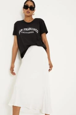 Dorothy Perkins San Francisco Longline Logo T-shirt 8 Dorothy Perkins San Francisco Longline Logo T-shirt -Perkindo Store bqq11929 black xl 2