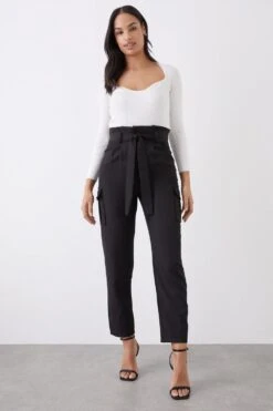 Dorothy Perkins Utility Tie Waist Formal Trouser