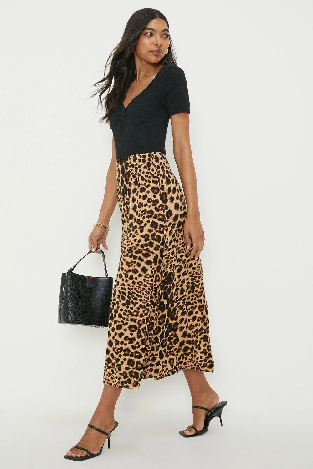 Dorothy Perkins Animal Printed Midi Skirt 3 Dorothy Perkins Animal Printed Midi Skirt