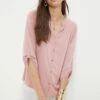 Dorothy Perkins Roll Sleeve Shirt 1 Dorothy Perkins Roll Sleeve Shirt -Perkindo Store bqq11973 blush xl