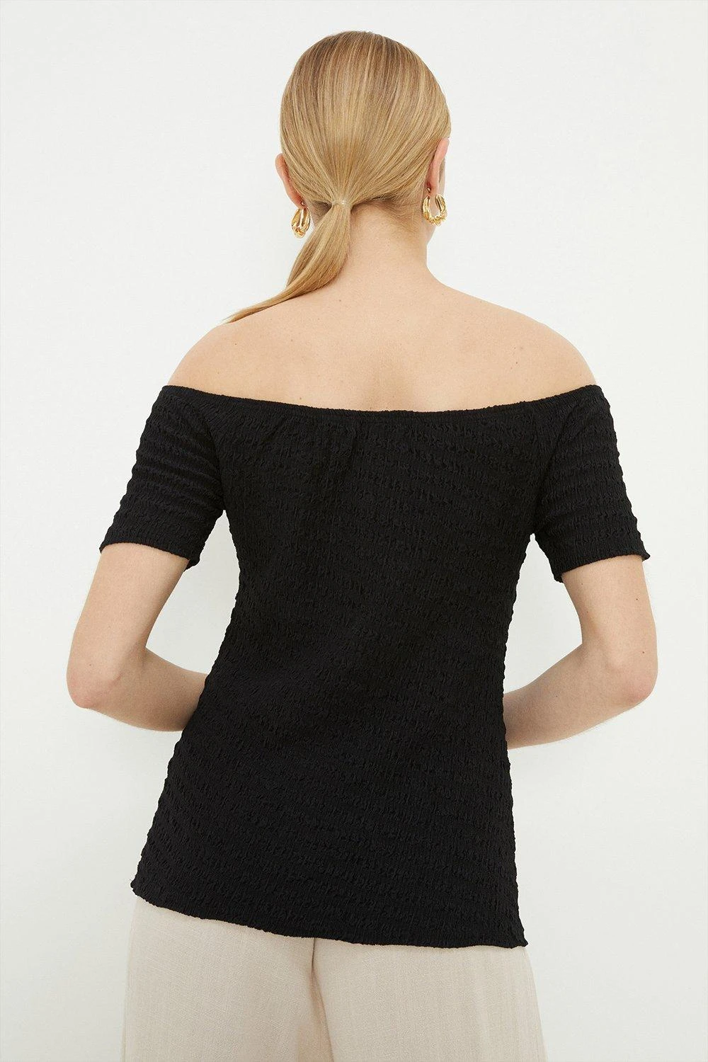 Dorothy Perkins Textured Jersey Bardot 5 Dorothy Perkins Textured Jersey Bardot - Image 3