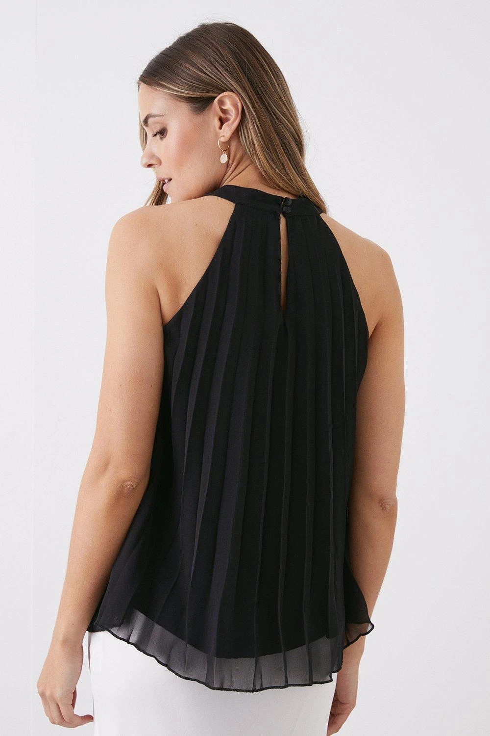 Dorothy Perkins Pleated Halter Neck Blouse 5 Dorothy Perkins Pleated Halter Neck Blouse - Image 3